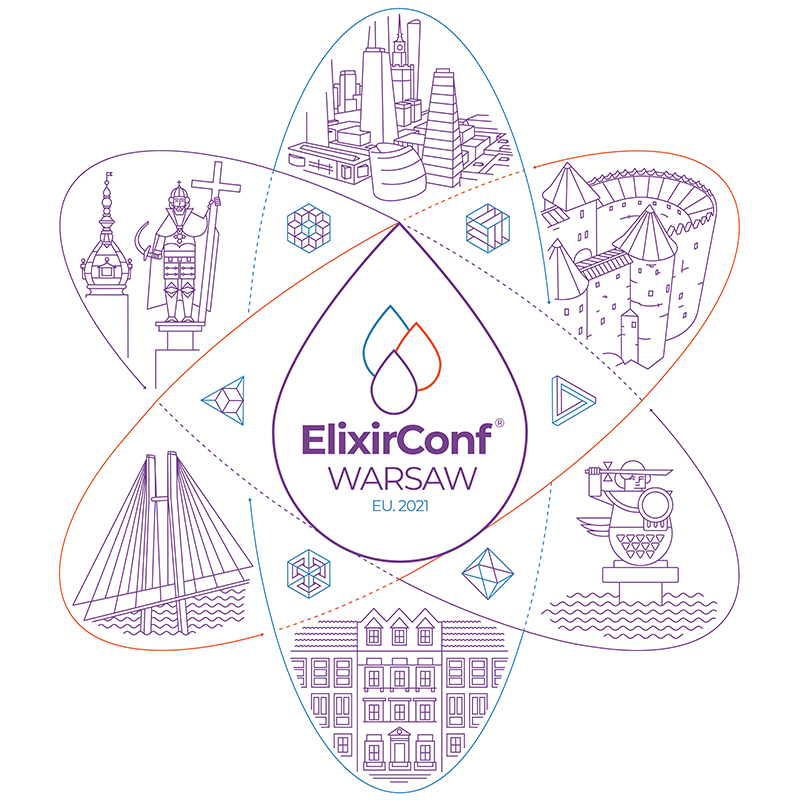 logo de l'ElexirConf 2021 à Warsaw